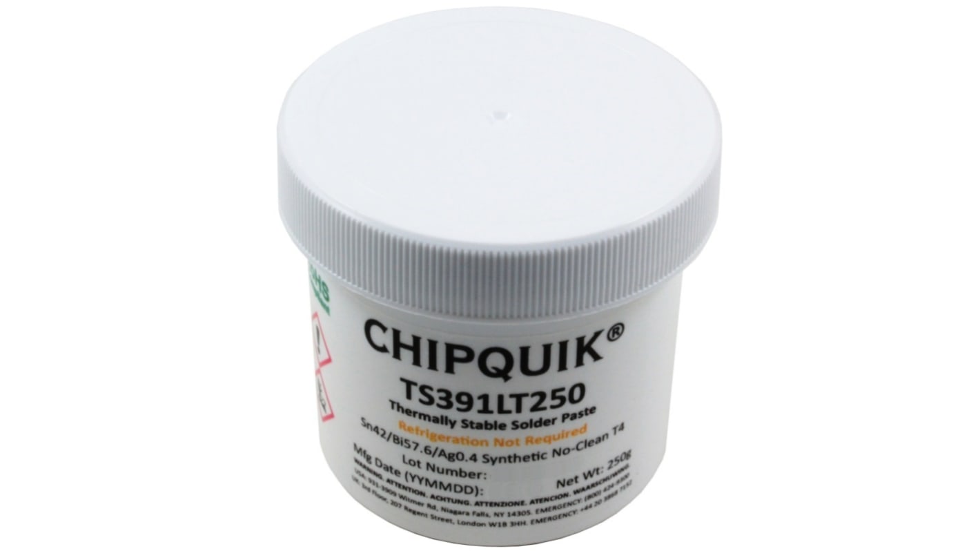 Pasta flussante CHIPQUIK, Contenitore da 250g, senza piombo