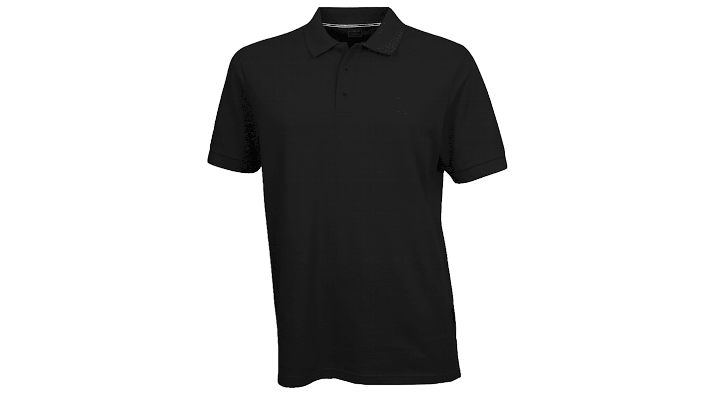 Stencil Series 1065 Black Cotton Polo Shirt