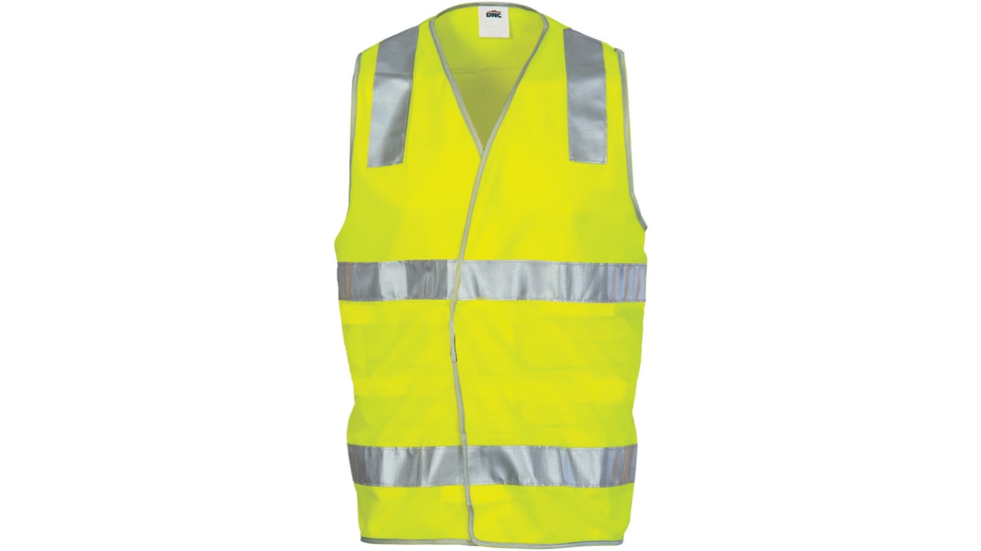 DNC Yellow Water Resistant Hi Vis Vest, 3XL