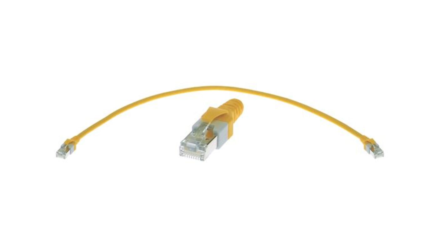 Kabel kat. 5e Cat5e długość 200mm Z zakończeniem HARTING Poliuretan