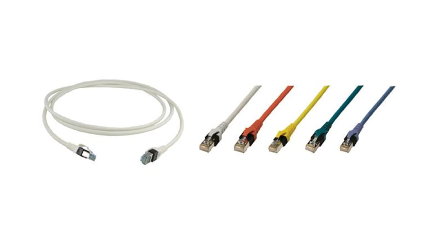 Kabel kat. 5e Cat5e długość 10m Z zakończeniem HARTING Poliuretan