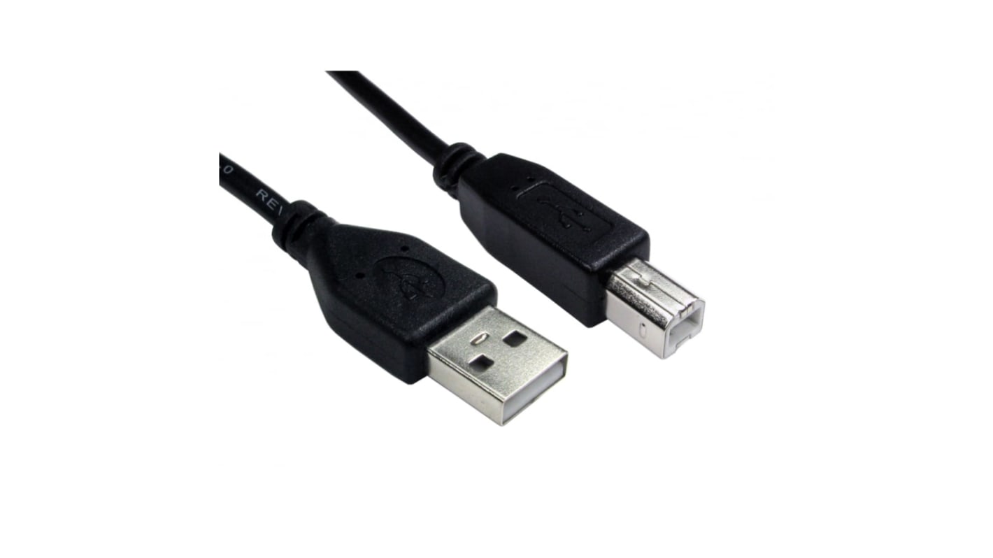 Kabel USB Złącze A USB A Złącze B USB B dł. 500mm Przewód przedłużający USB USB 2.0