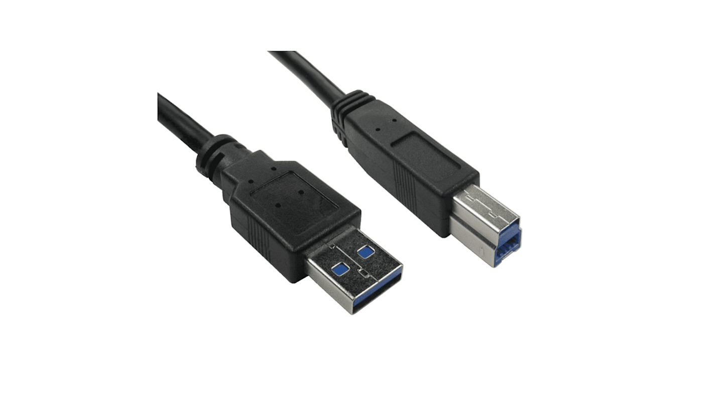 RS PRO USB 3.0, Male USB A to Male USB B, 5m