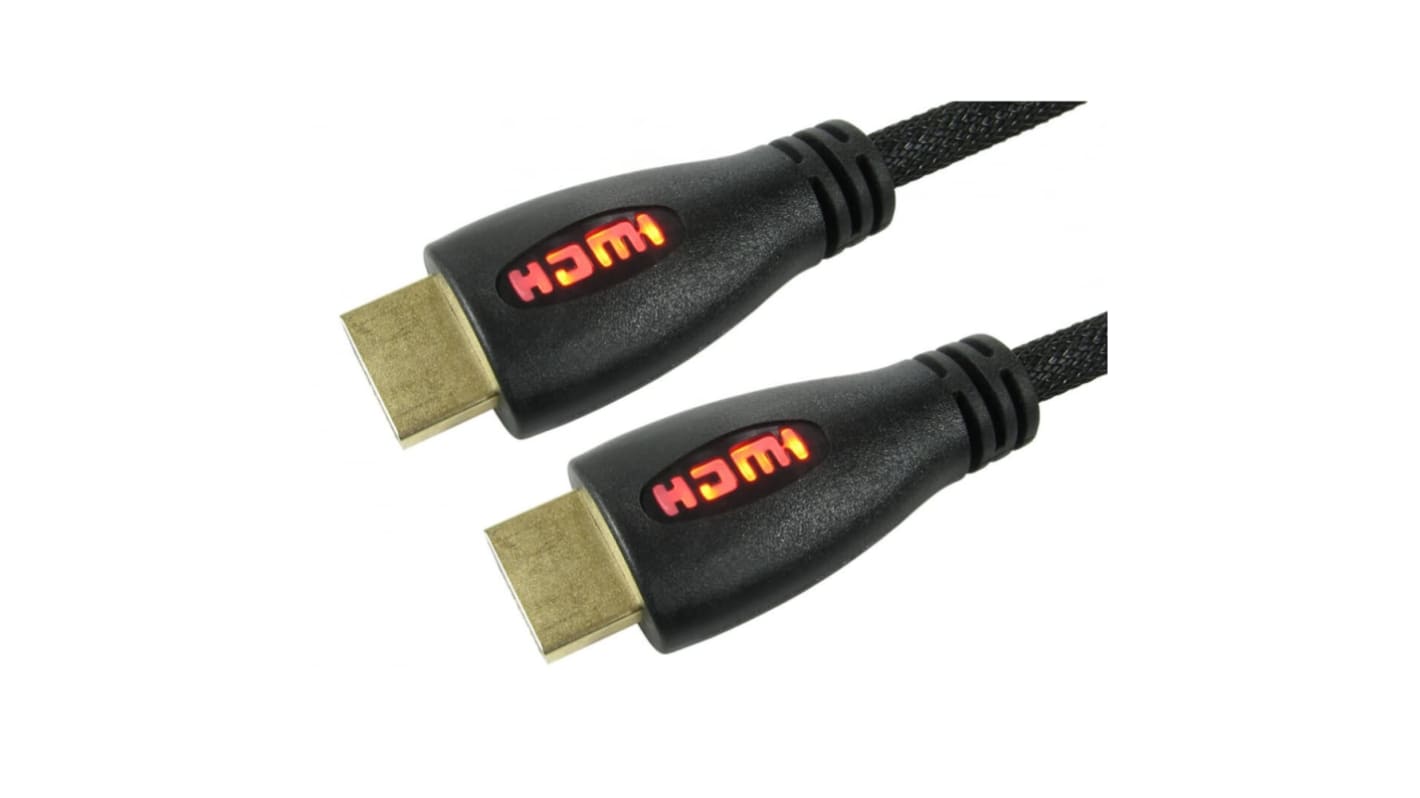 Cable HDMI RS PRO, con. A: HDMI Macho, con. B: HDMI Macho, long. 1m