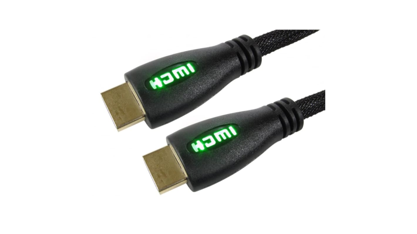 RS PRO HDMI 2.0, 5m Male HDMI to Male HDMI 4Kpixels