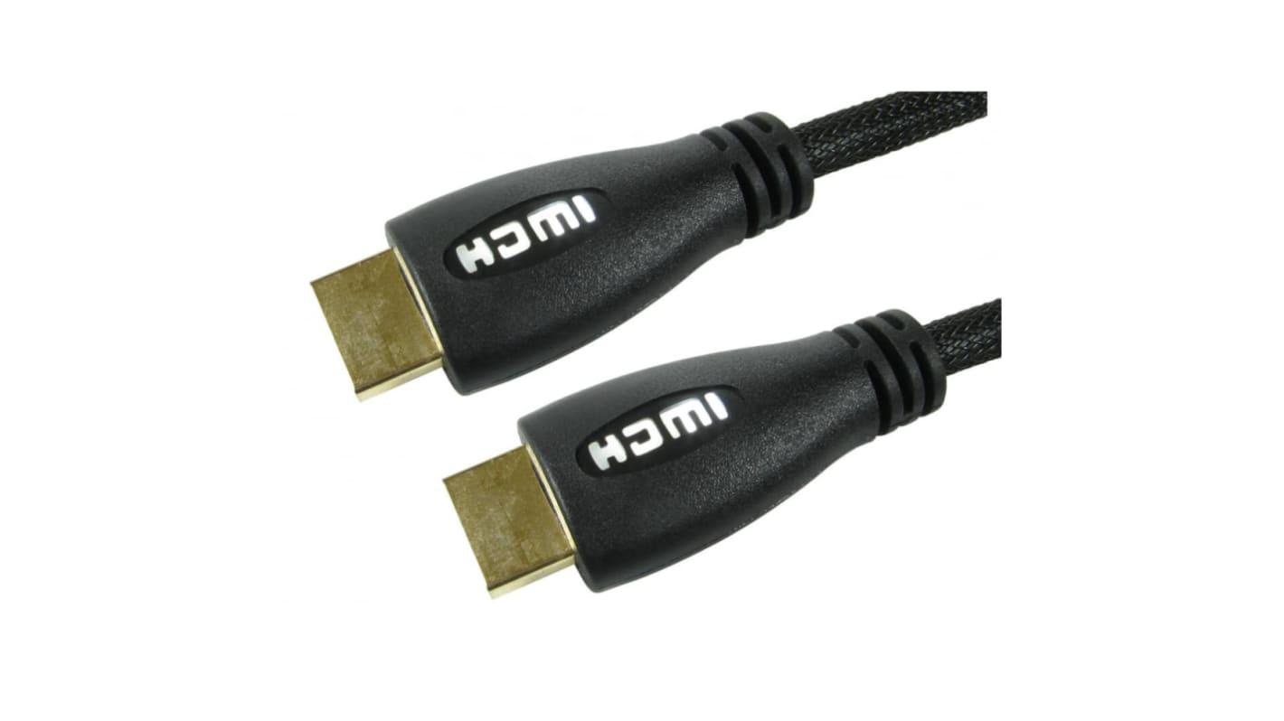 RS PRO HDMI 2.0, 5m Male HDMI to Male HDMI 4Kpixels