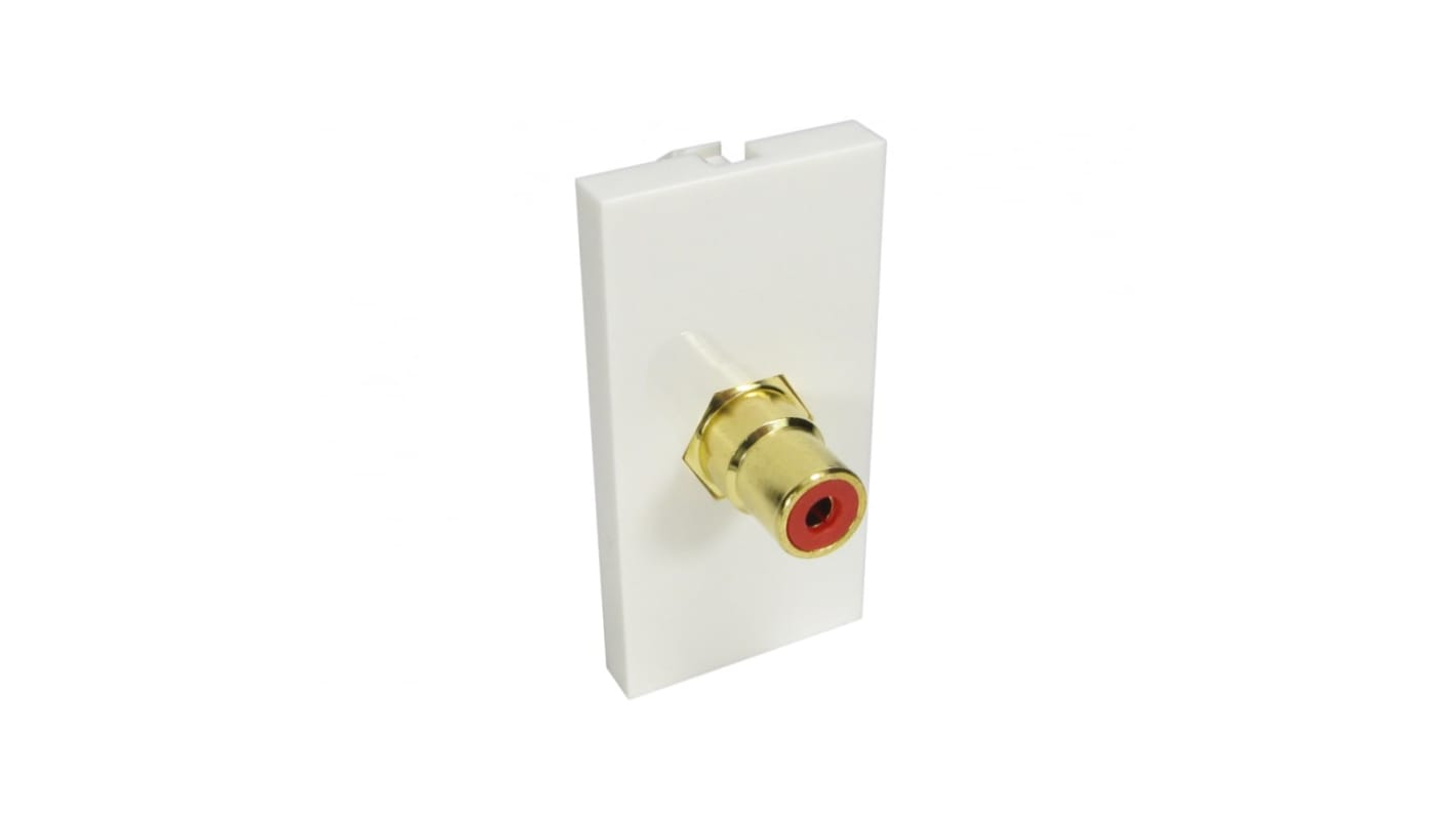 Roseta de vídeo y audio RCA 1 conector conectores Hembra
