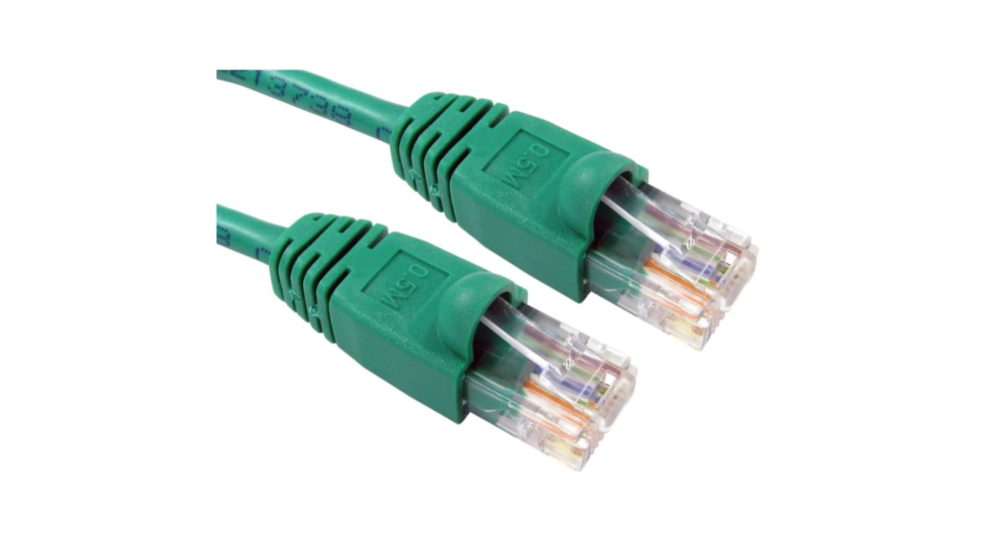 Kabel Ethernet Cat5e długość 500mm Z zakończeniem RS PRO PVC l. żył: 8 średnica 5.2mm