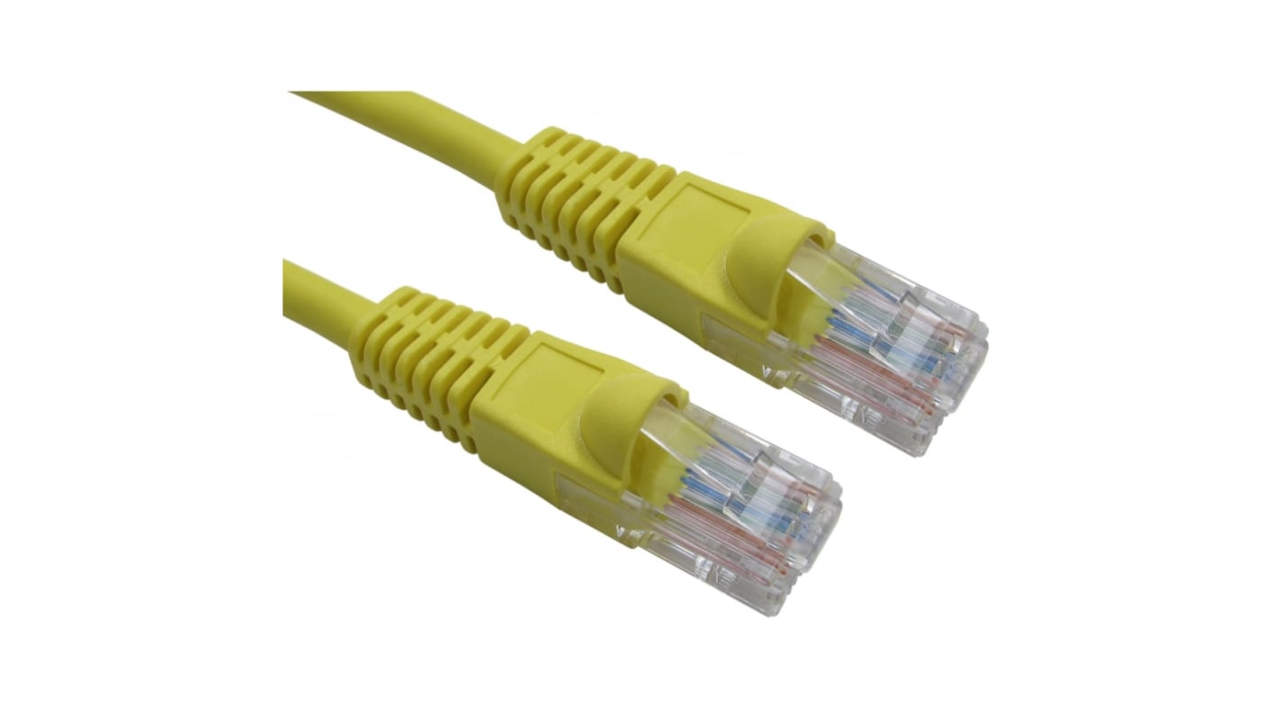 Kabel Ethernet Cat5e długość 15m Z zakończeniem RS PRO LSZH l. żył: 8 średnica 5.4mm