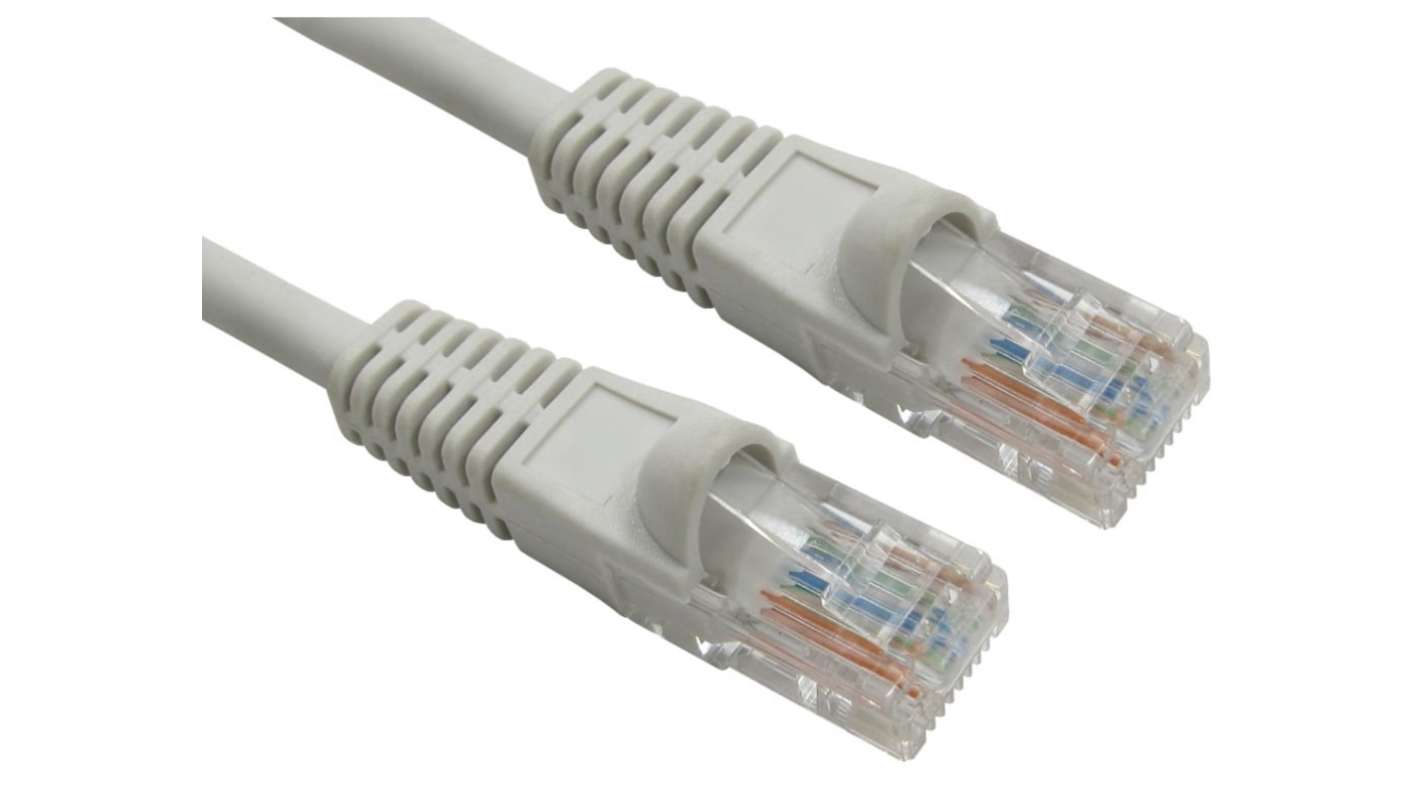 RS PRO, 1.5m Cat6, Green RJ45 to Male RJ45 Male, UTP Unshielded, Terminated LSZH Sheath