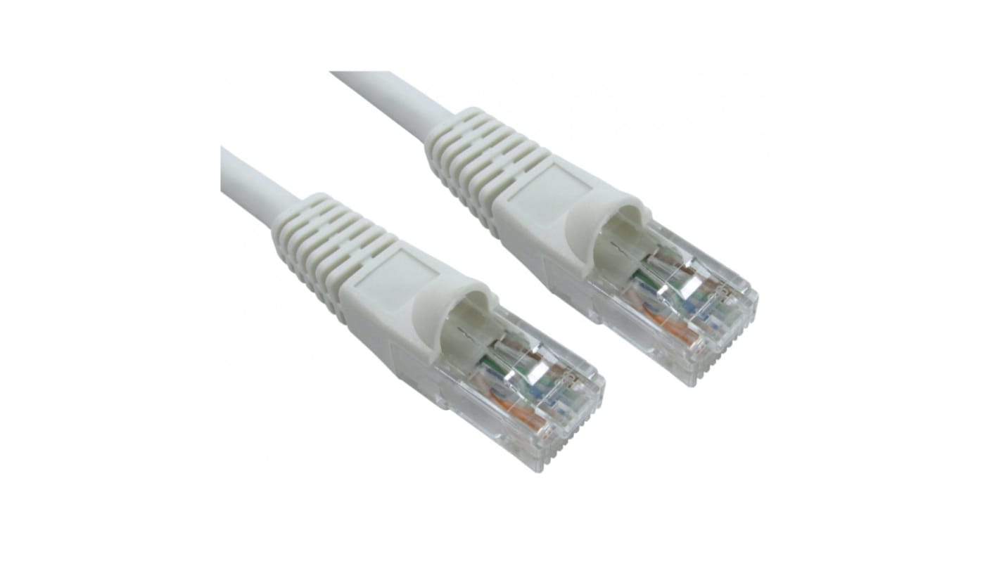 RS PRO Ethernetkabel Cat.6, 15m, Weiß Patchkabel, A RJ45 UTP Stecker, B RJ45, LSZH