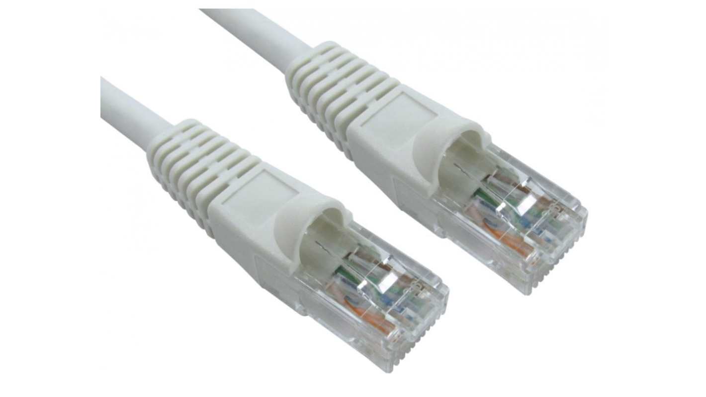 RS PRO Ethernetkabel Cat.6, 15m, Weiß Patchkabel, A RJ45 UTP Stecker, B RJ45, LSZH