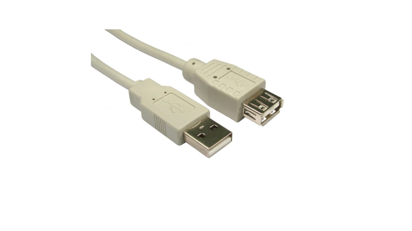 Kabel USB Złącze A USB A Złącze B USB A dł. 500mm Przewód przedłużający USB USB 2.0