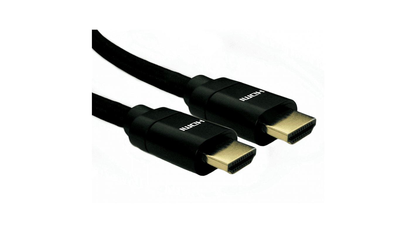 RS PRO HDMI 2.1 10m Male HDMI to Male HDMI 8Kpixels RS