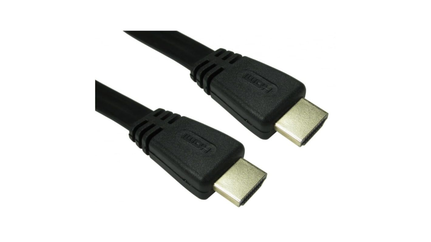 RS PRO HDMI 1.4 → 2.0, 3m Male HDMI to Male HDMI 4Kpixels