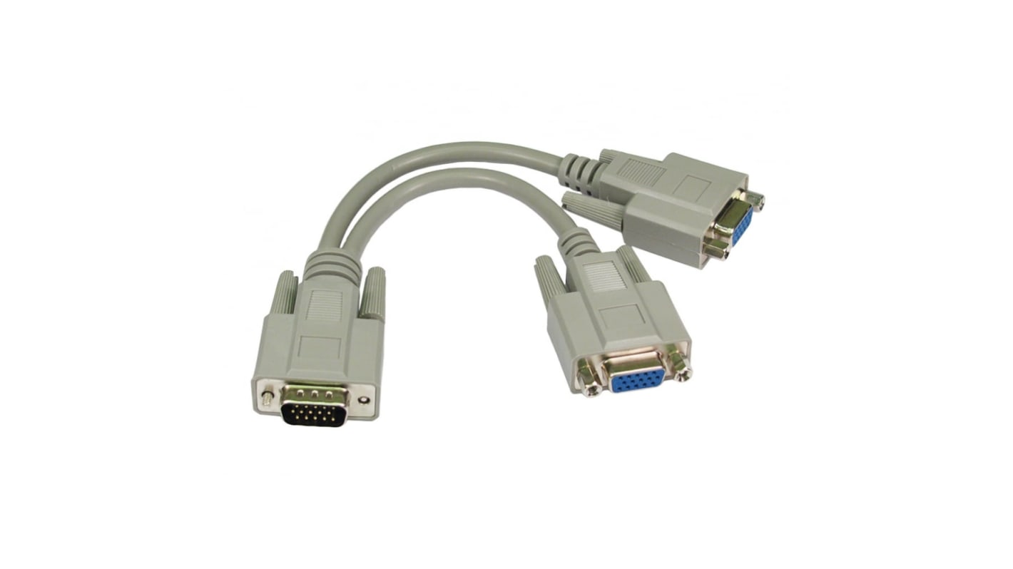Kabel SVGA złącze A Męskie złącze B Żeńskie długość 1.8m RS PRO