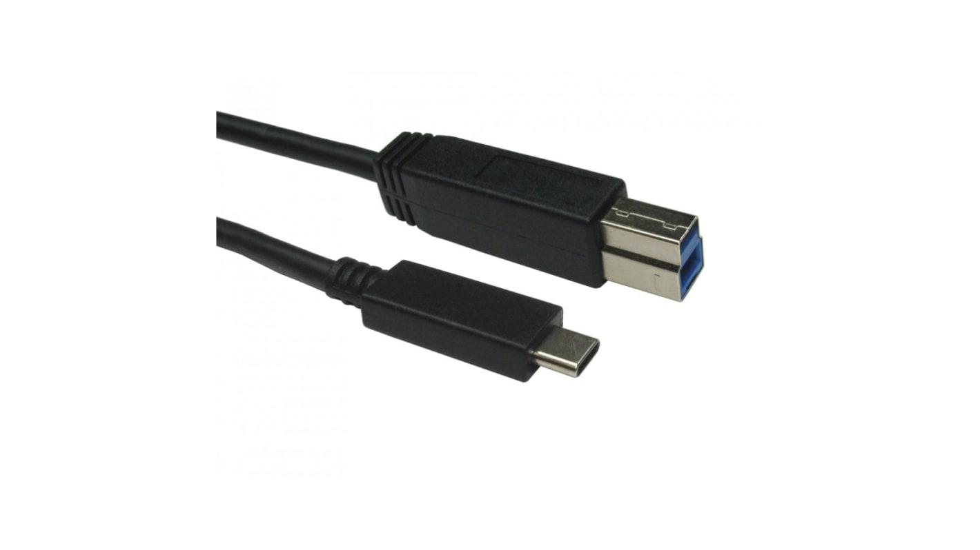 RS PRO USB-kabel, USB C til USB B, 3m