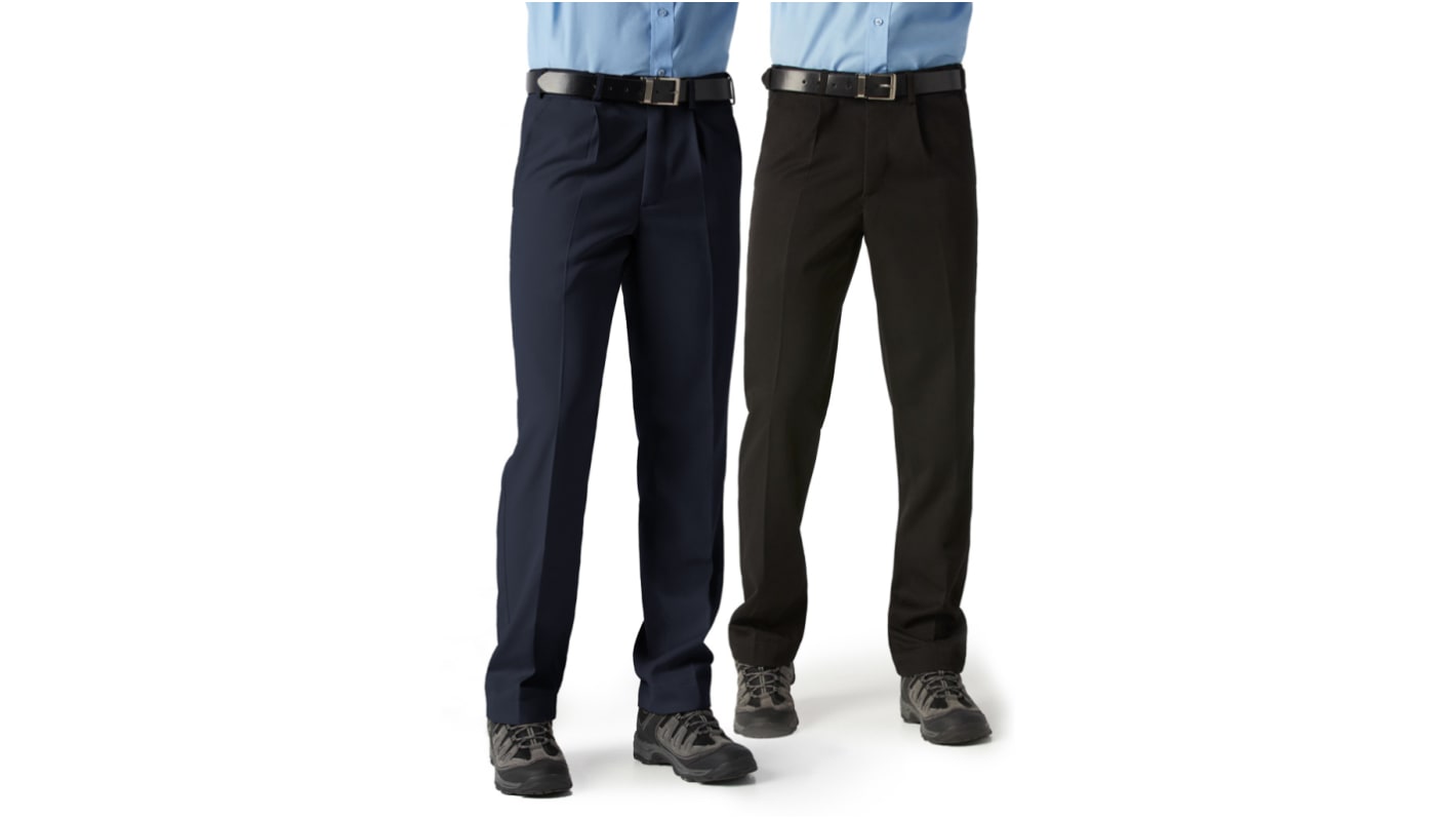 Biz Collection Detroit Navy Flat Front, Size 92R