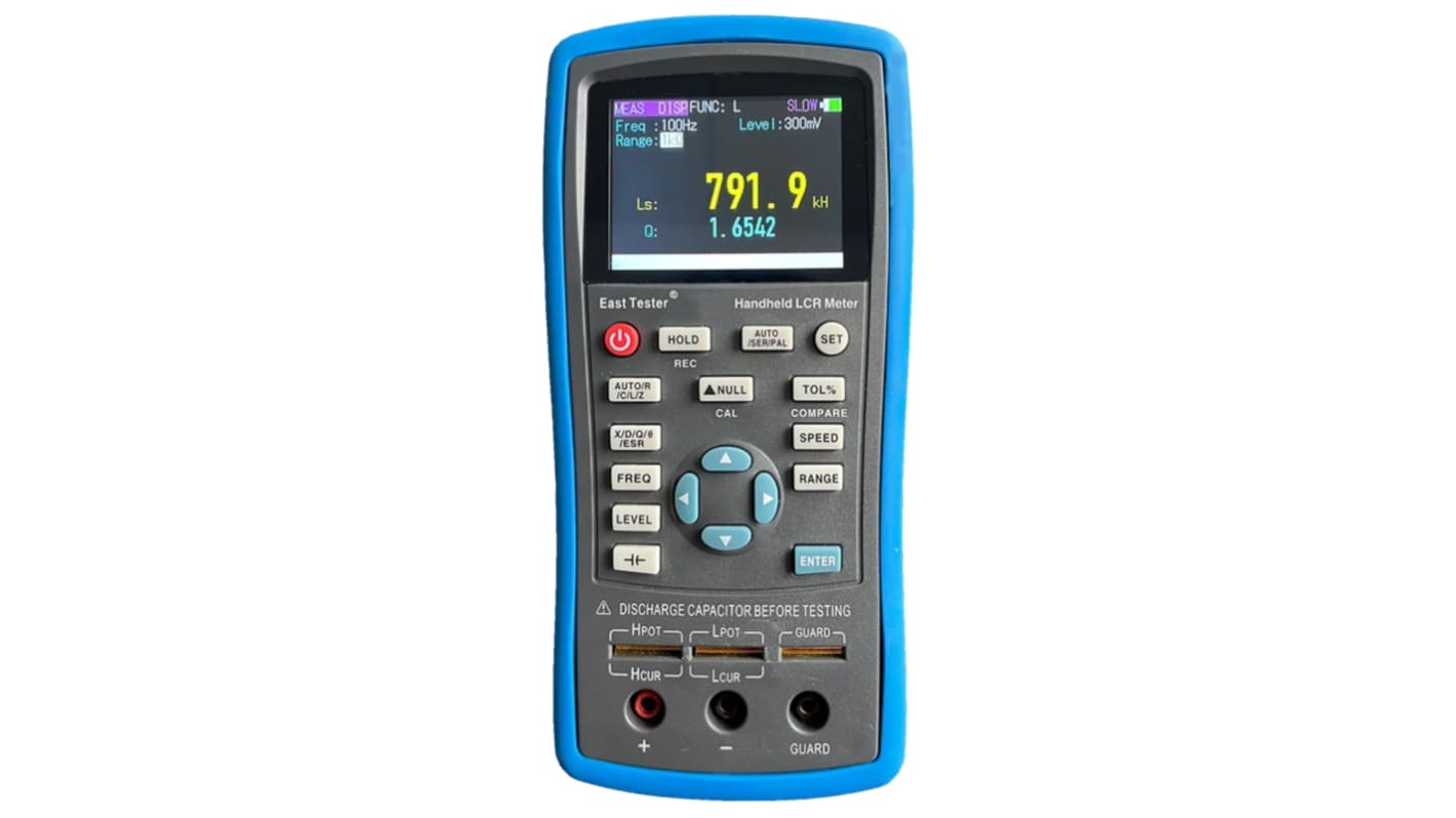 Medidor LCR de mano Seeit ET432, 2kH/ 20000mF/ 20000, frecuencia máx. 100kHz