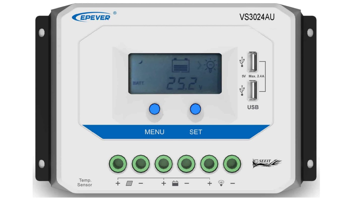 Seeit 12 V, 24 V 30A Solar Charge Controller