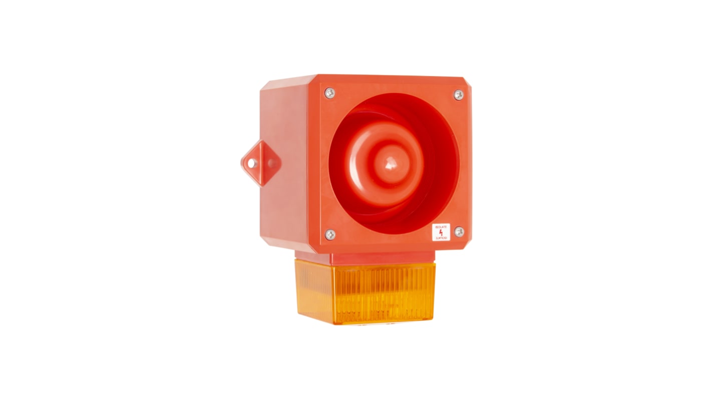 RS PRO 多音调警报器, 24 V 直流电源, 32音调, 1米外112dB, IP66
