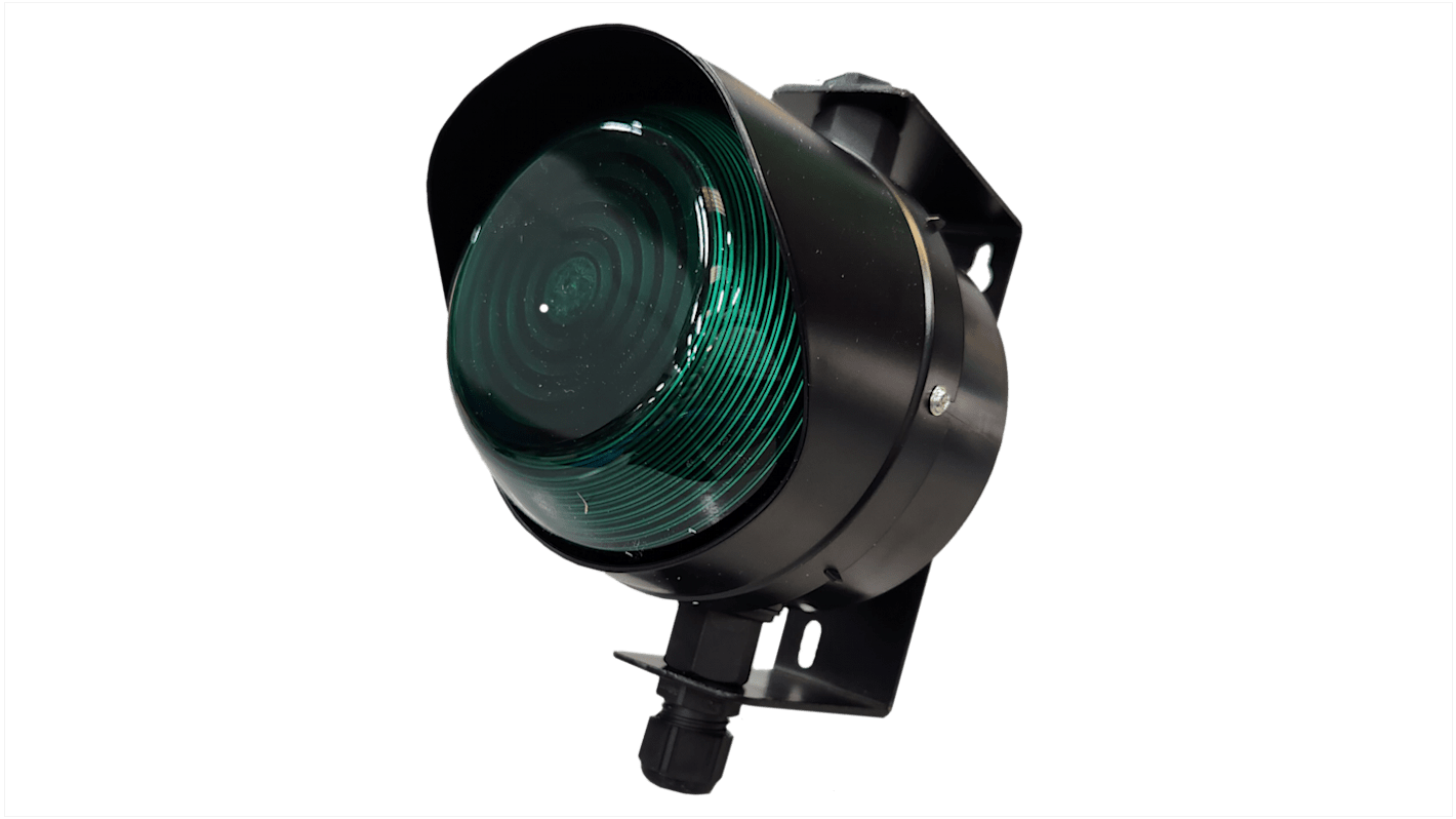 Rs-Online Semaforo LED RS PRO 20 → 30 V CC LED 1 elemento lenti Verde