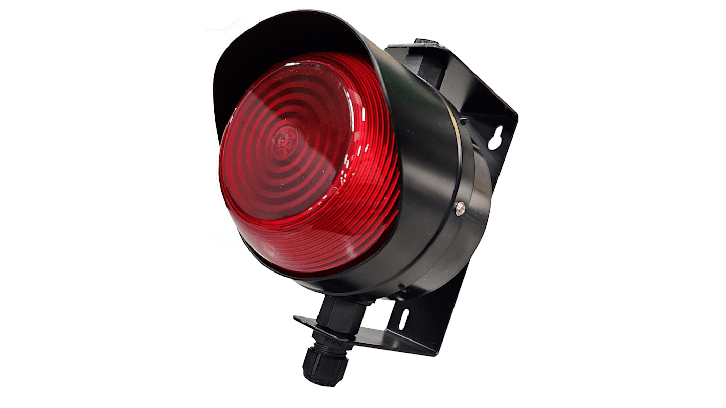 Rs-Online Semaforo LED RS PRO 85 → 280 V dc LED 1 elemento lenti Rosso