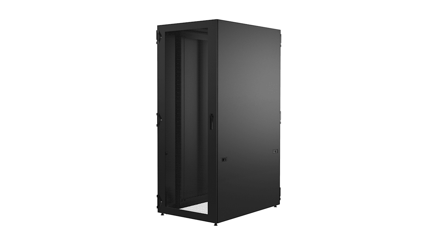 nVent SCHROFF Varistar CP Series Black, Grey 42U Steel Server Rack , 2000 x 800 x 1200mm