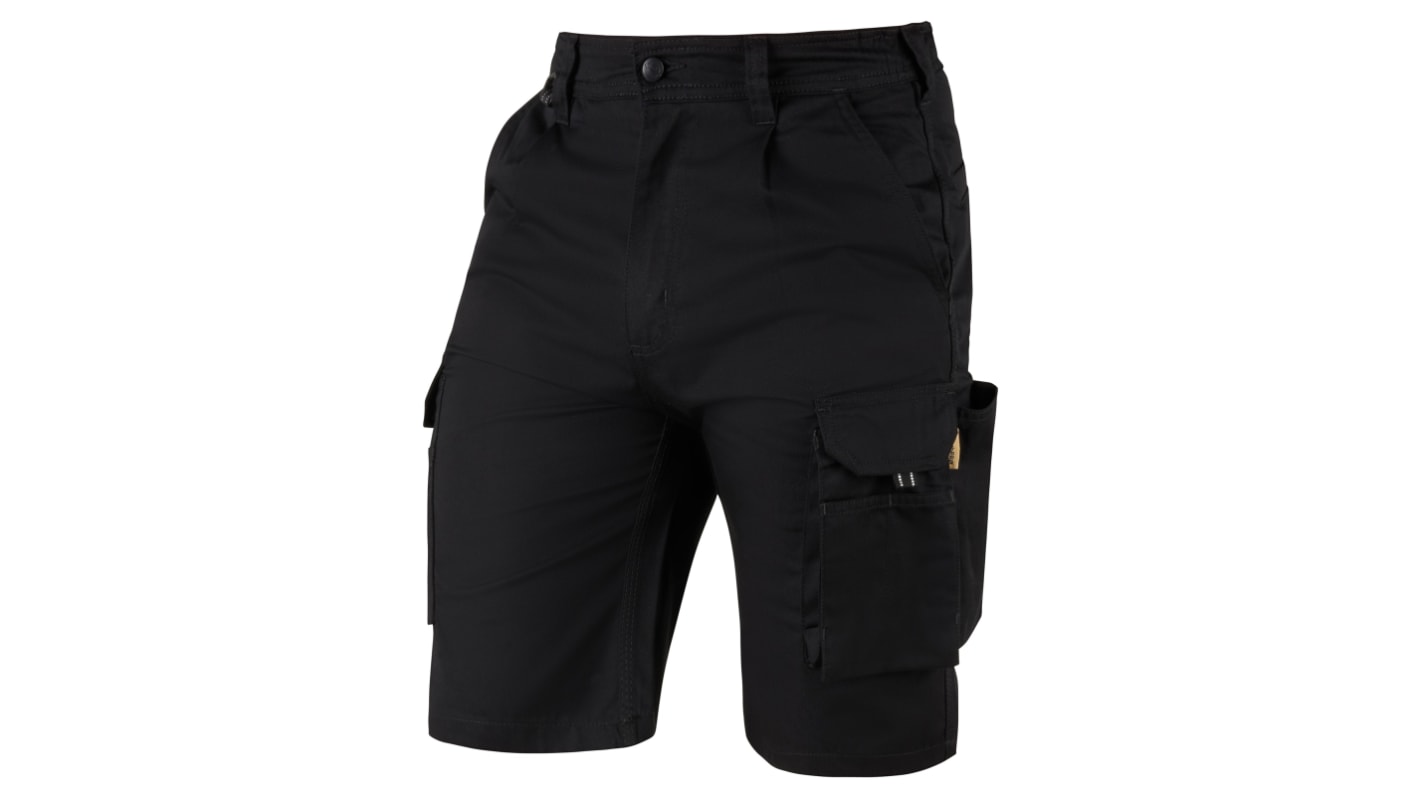 Pantalones cortos de trabajo  para hombre Orn de , 35 % alg., 65 % poli. de color Negro, talla 28plg