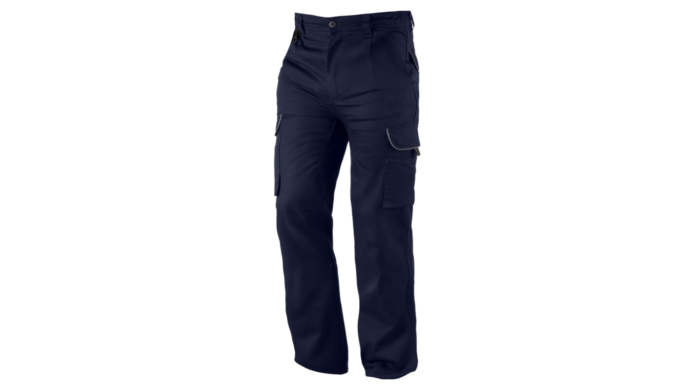 Pantaloni Heron Earthpro Blu Navy Ripstop, lunghezza 29poll Resistente, Elasticizzato 28poll 71.12cm