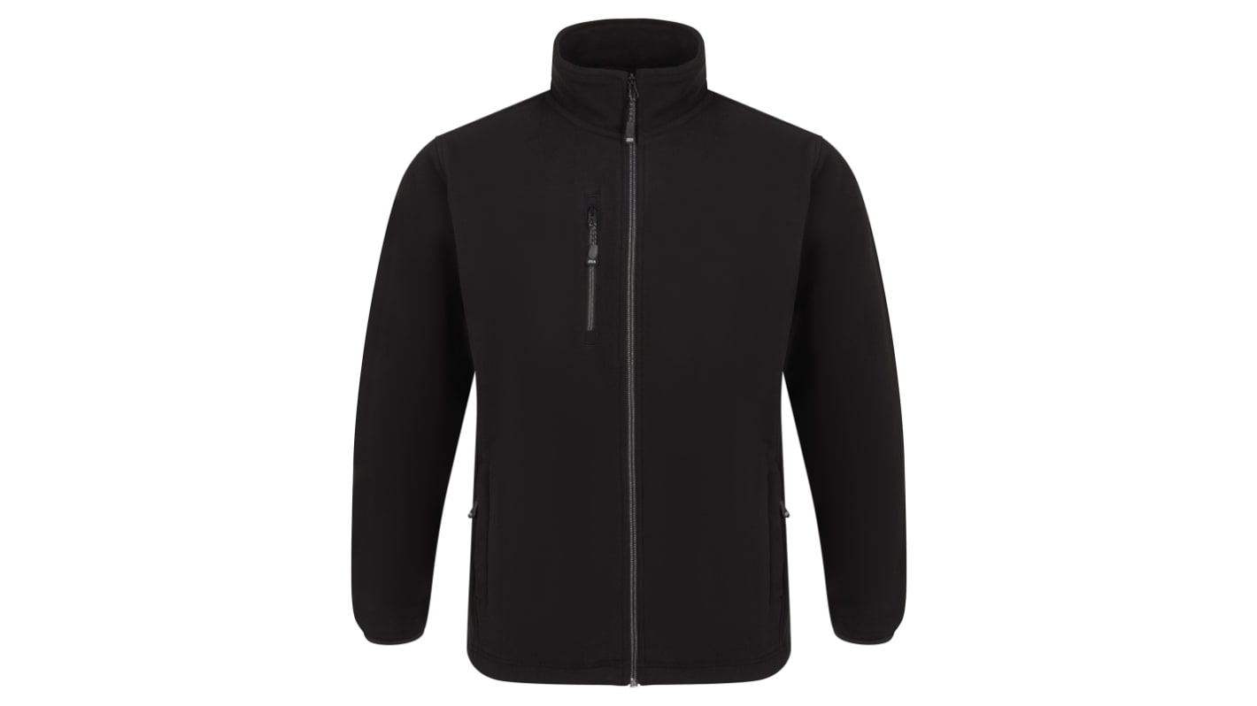 Orn 3100R Black Recycled Polyester Men Fleece Jacket 5XL