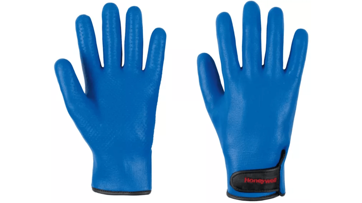 DEEPBLUE Blue Polyamide General Purpose Work Gloves, Size 10, Nitrile Foam Coating