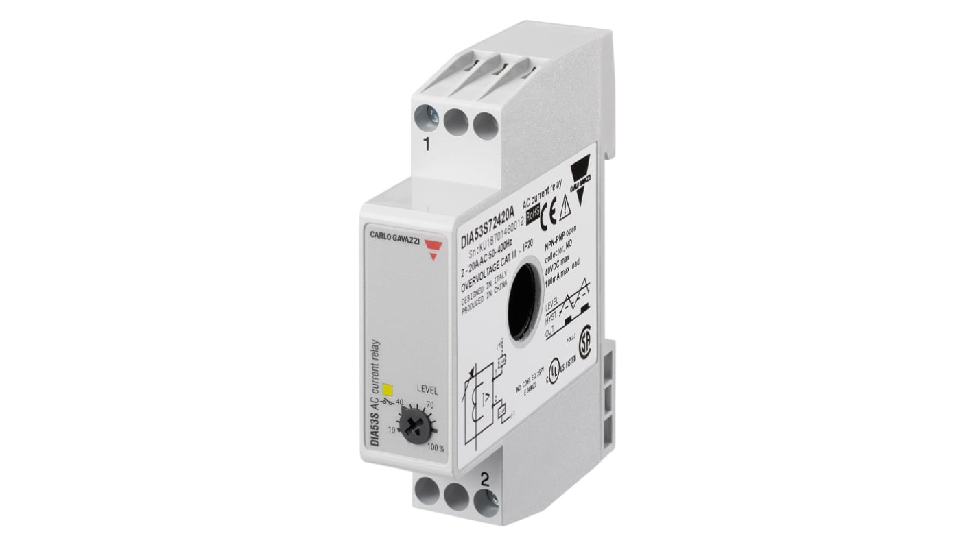 Carlo Gavazzi モニタリングリレー, DINレール
