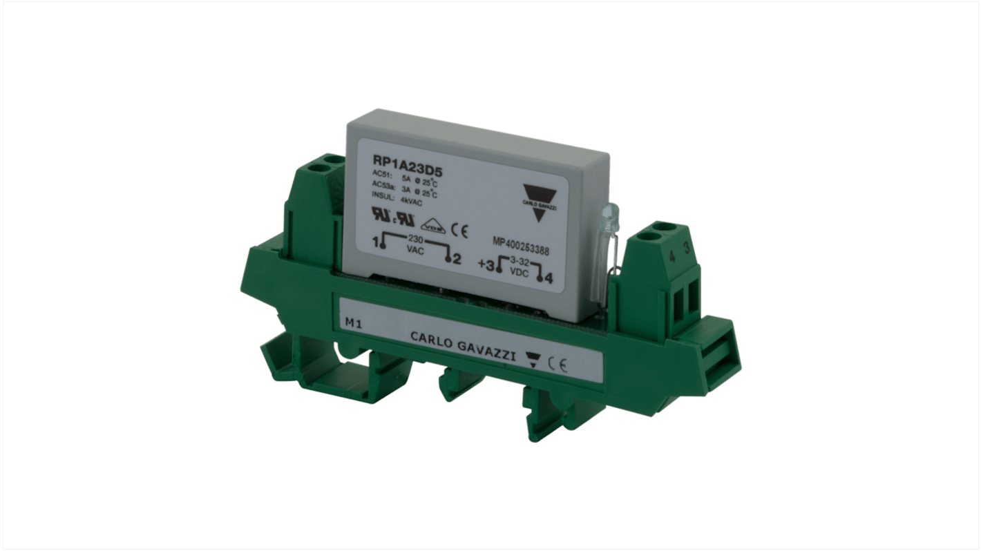 Relè a stato solido RP1A23D6M1, Montaggio su circuito stampato, 5,5 A CA, 265 V RP1