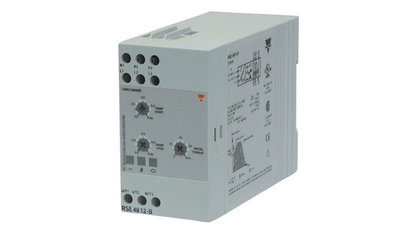 Starter per motore Carlo Gavazzi, 3 fasi, 5,5 kW, 400 V CA, IP20