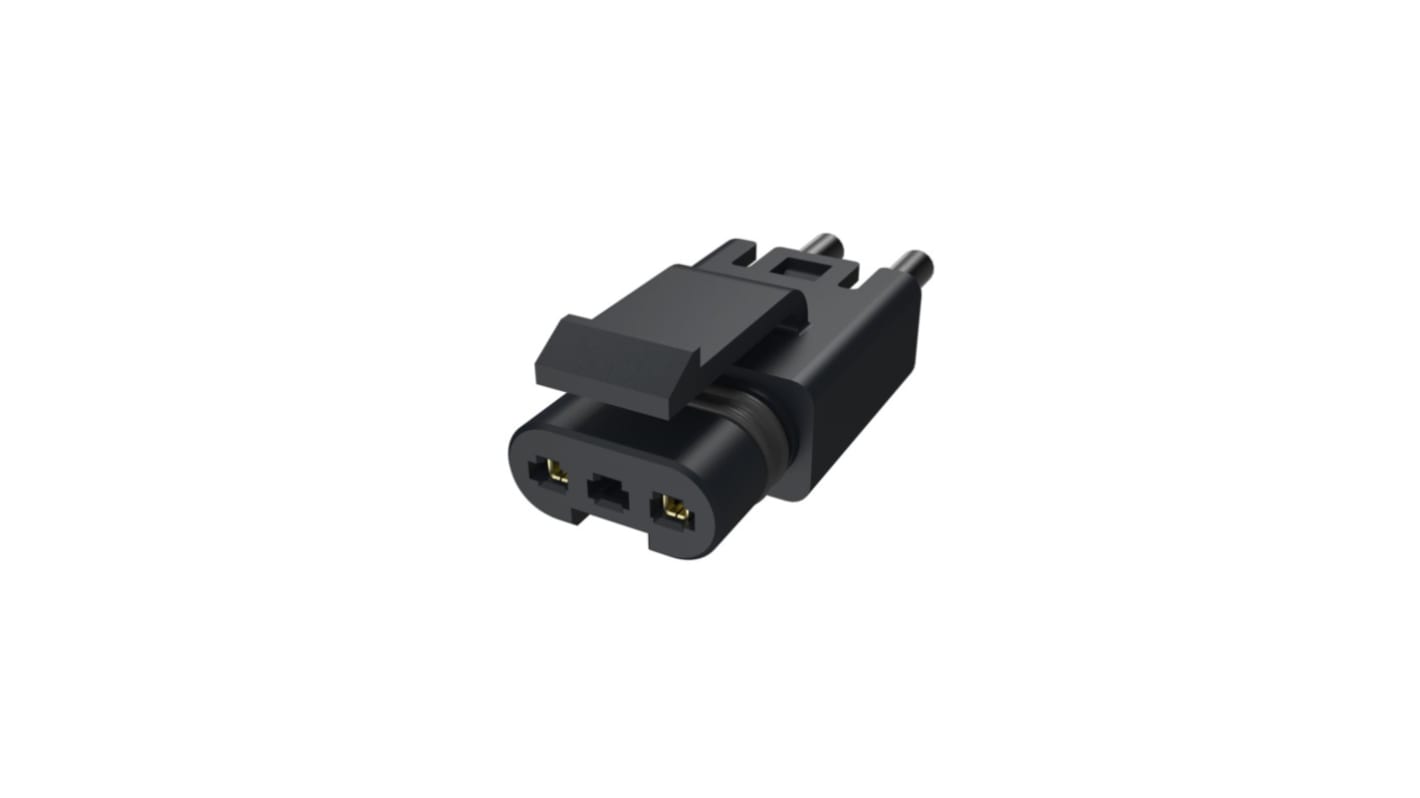 Amphenol Communications Solutions FLHS2P008C0 Leiterplattenbuchse Gerade 2-polig / 1-reihig, Raster 2.5mm