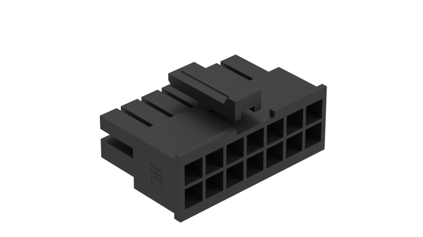 Amphenol Communications Solutions, G88MPH1422 Housing Plug, 3mm Pitch, 14 Way, 2 Row Vertical