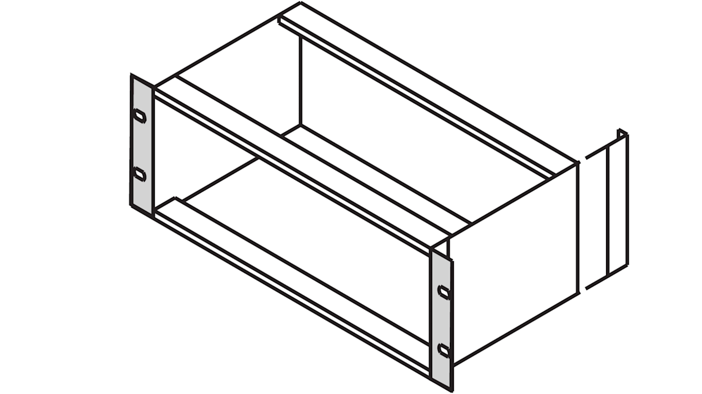 nVent SCHROFF EuropacPRO Series Bracket for Use with Textile EMC Gasket, M4 Thread, 1 Piece(s)