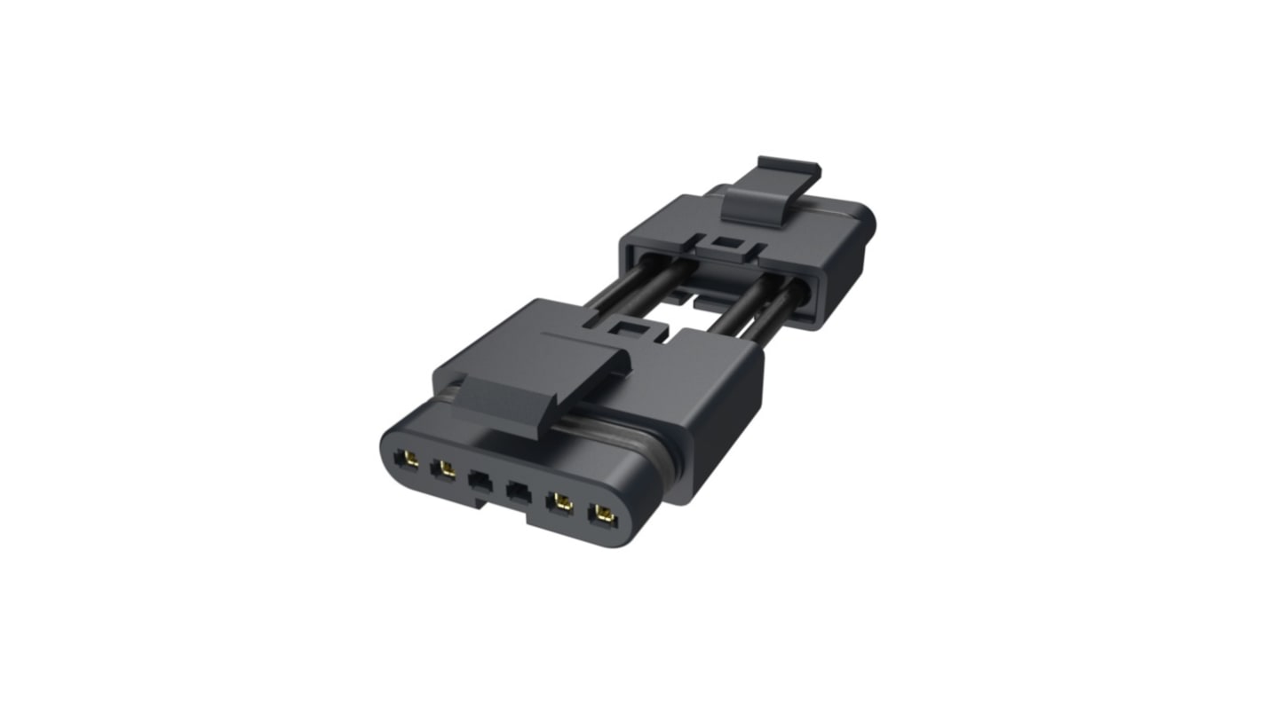 Amphenol Communications Solutions 4p单排排母 直向连接器, 2.5mm间距, FLHT4P00系列