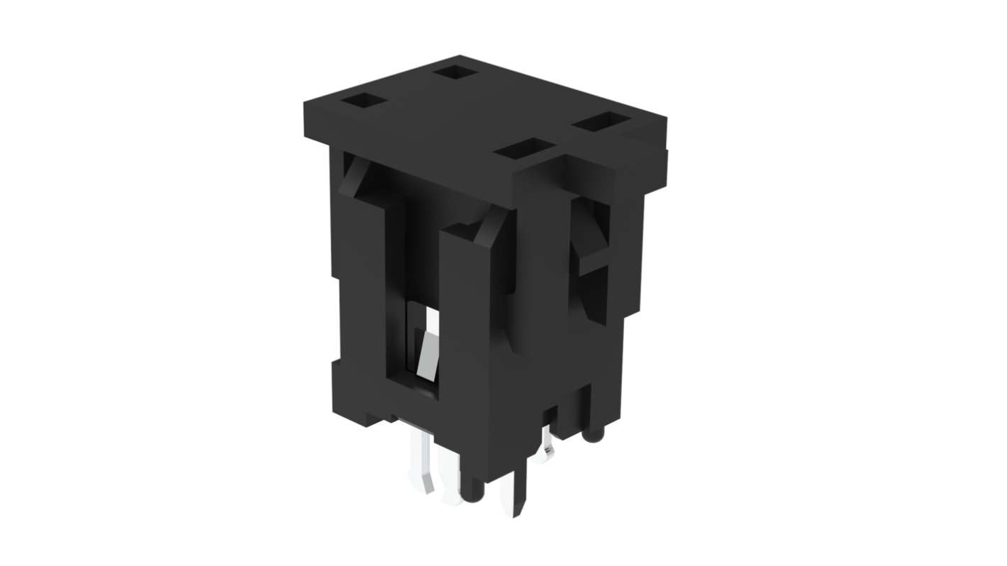 Amphenol Communications Solutions G88MP021028 Series Vertical Board Mount PCB Socket, 2-Contact, 2-Row, 3mm Pitch,