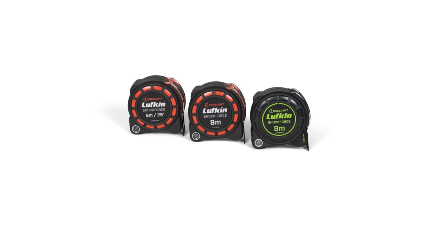L1116BCM Crescent Shockforce Nite Eye 5m Tape Measure Metric RS