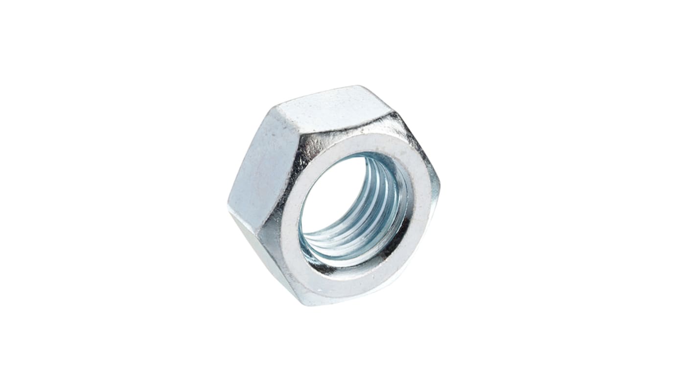 Tuerca hexagonal M12 RS PRO de acero Galvanizado brillante