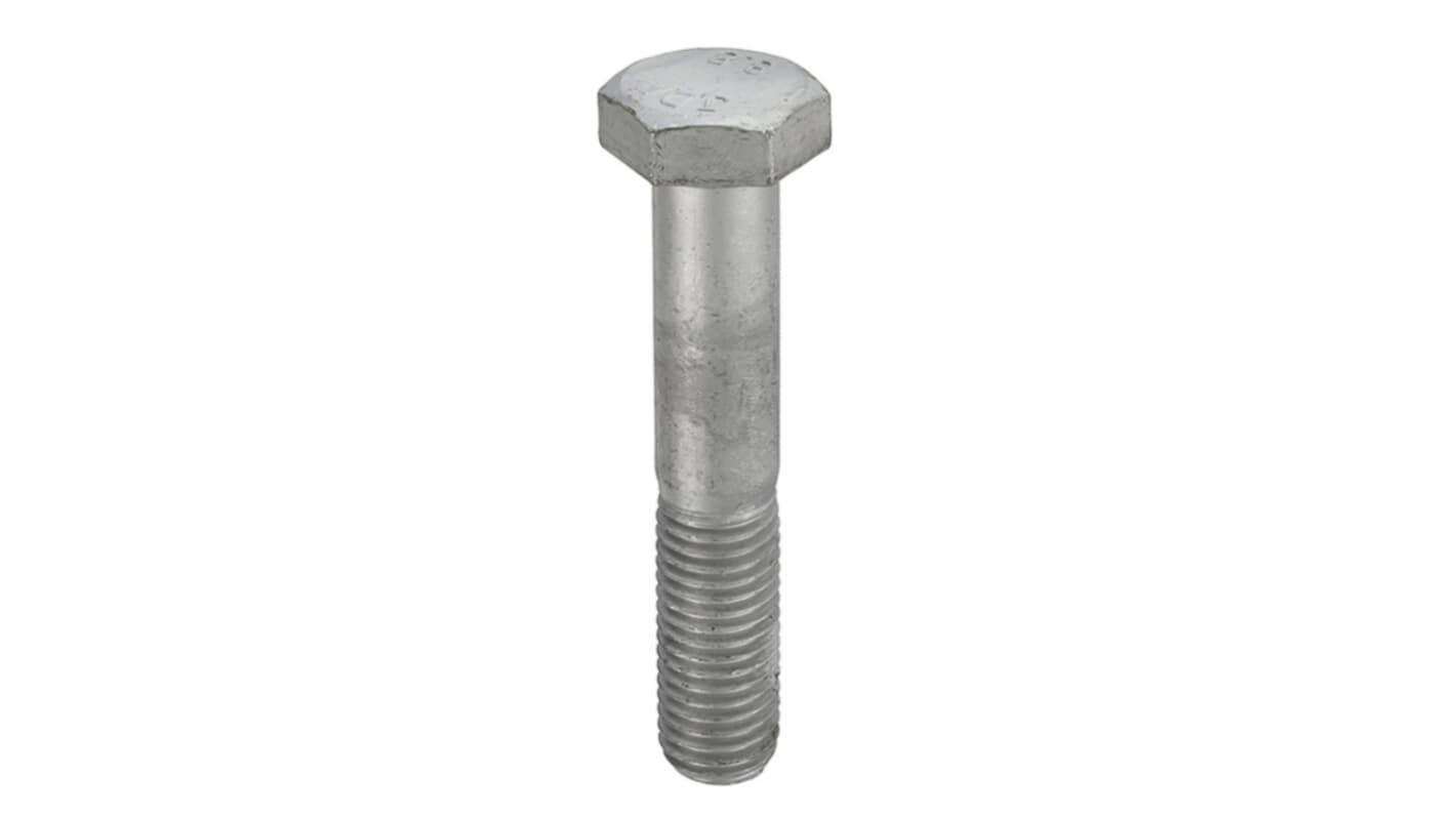 Śruba z łbem sześciokątnym gwint M20 75.0mm Stalowe Galwanizowane RS PRO