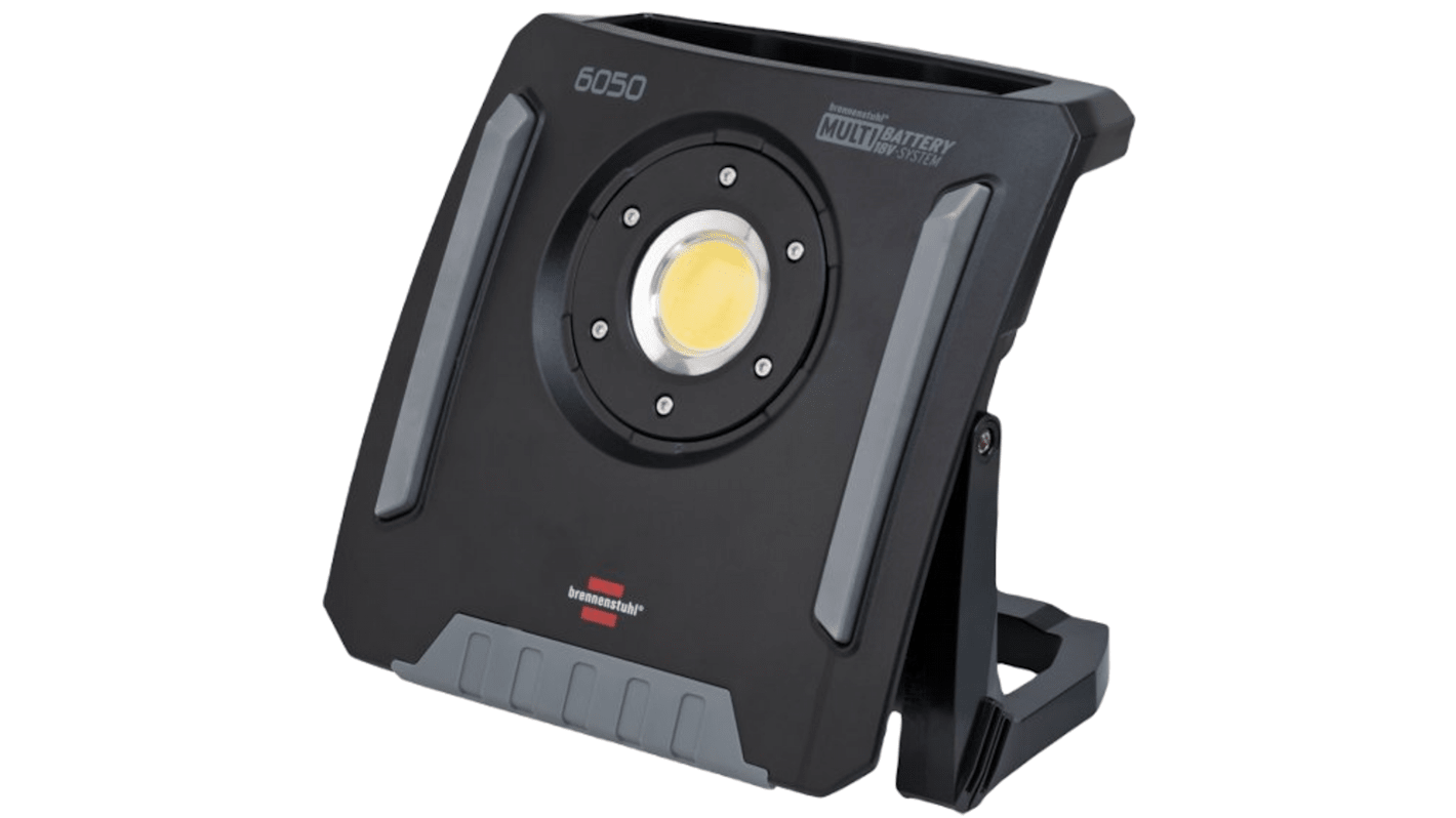 Hugo Brennenstuhl 1173140600 Rechargeable LED Work Light, 60 W, 18 V, IP65