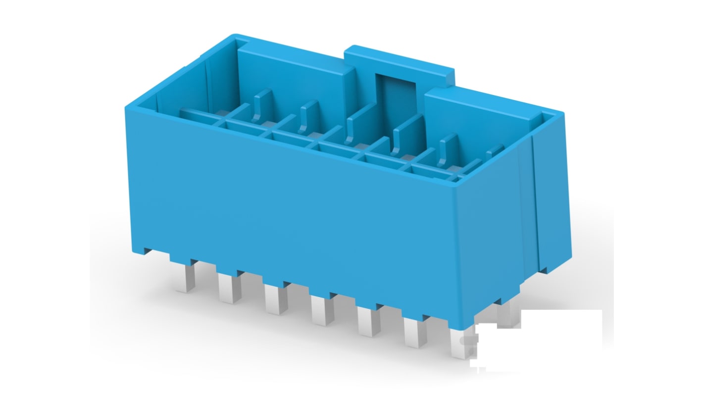 Conector de potencia TE Connectivity 1-2423324 Macho de 14 vías, 300 V ac, Montaje en PCB