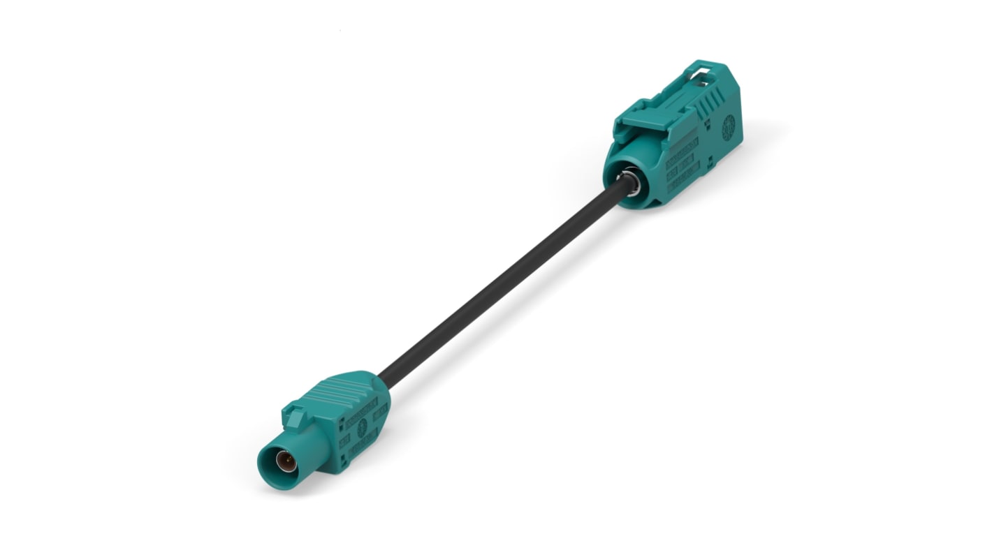 TE Connectivity 2081377 Series Male FAKRA Plug to Female FAKRA Jack, 1m, Terminated50