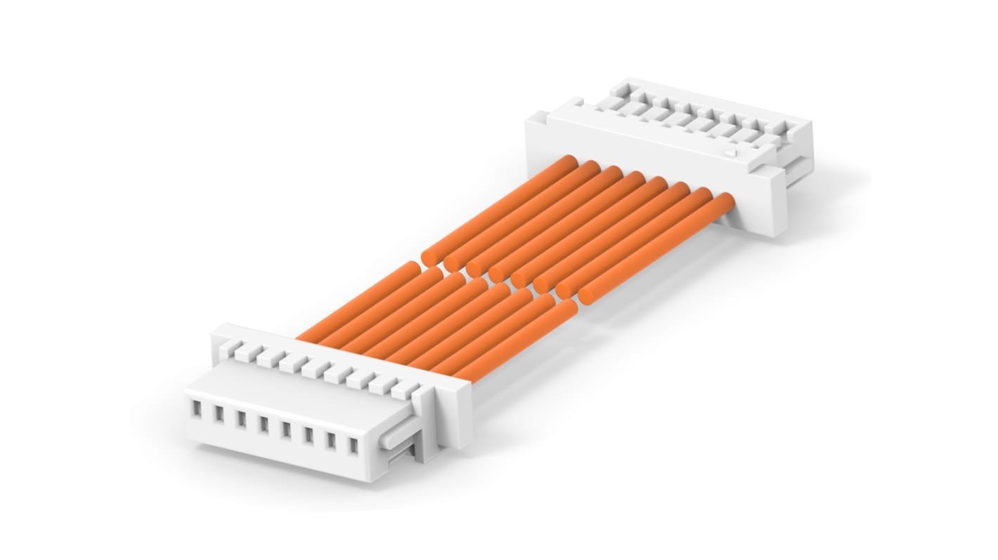 TE Connectivity 8 Way to 8 Way Wire to Board Cable, 300mm