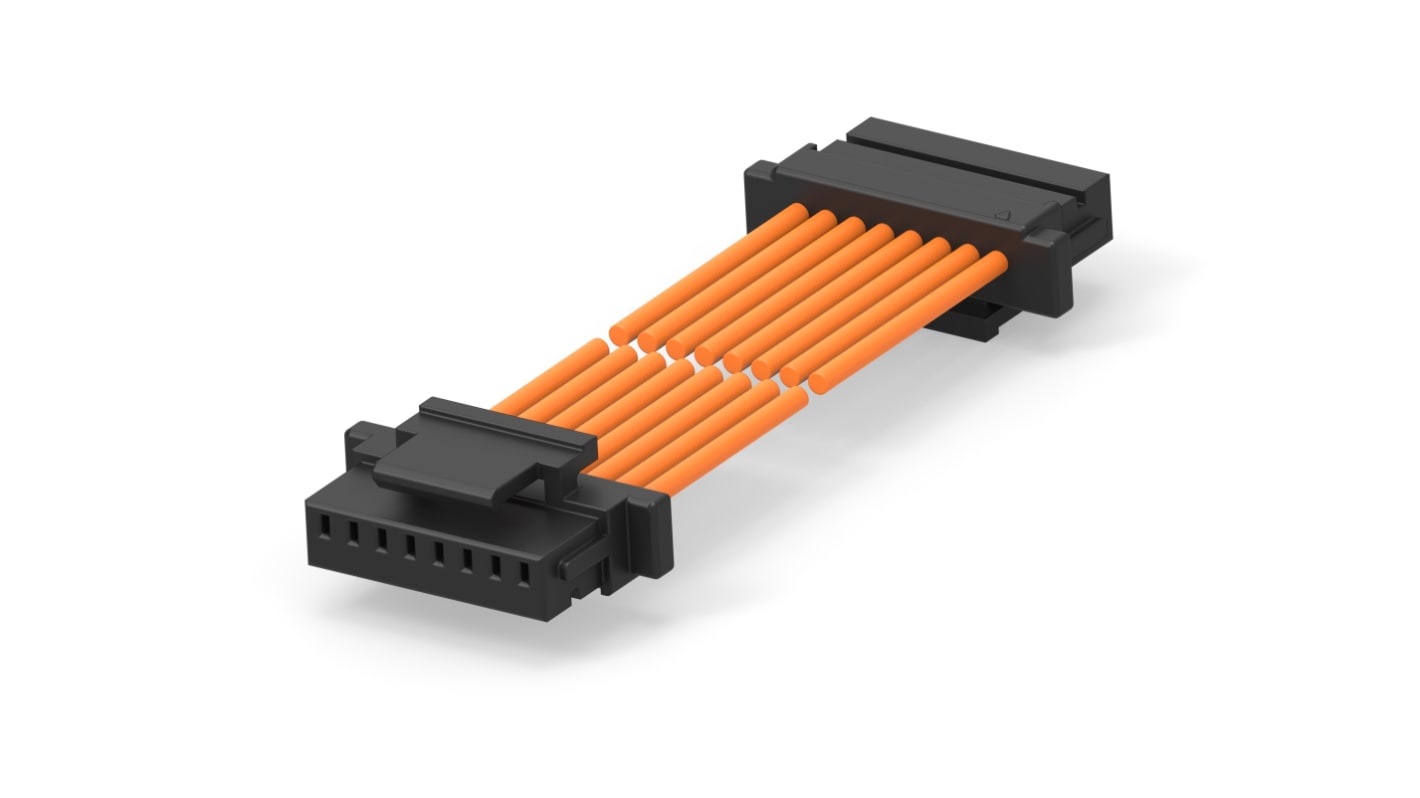 TE Connectivity 8 Way to 8 Way Wire to Board Cable, 300mm