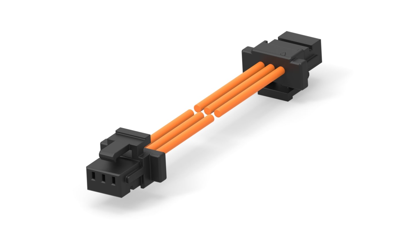 TE Connectivity 3 Way to 3 Way Wire to Board Cable, 300mm