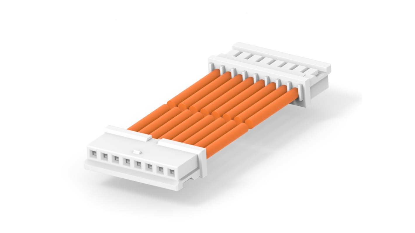 TE Connectivity 8 Way to 8 Way Wire to Board Cable, 300mm